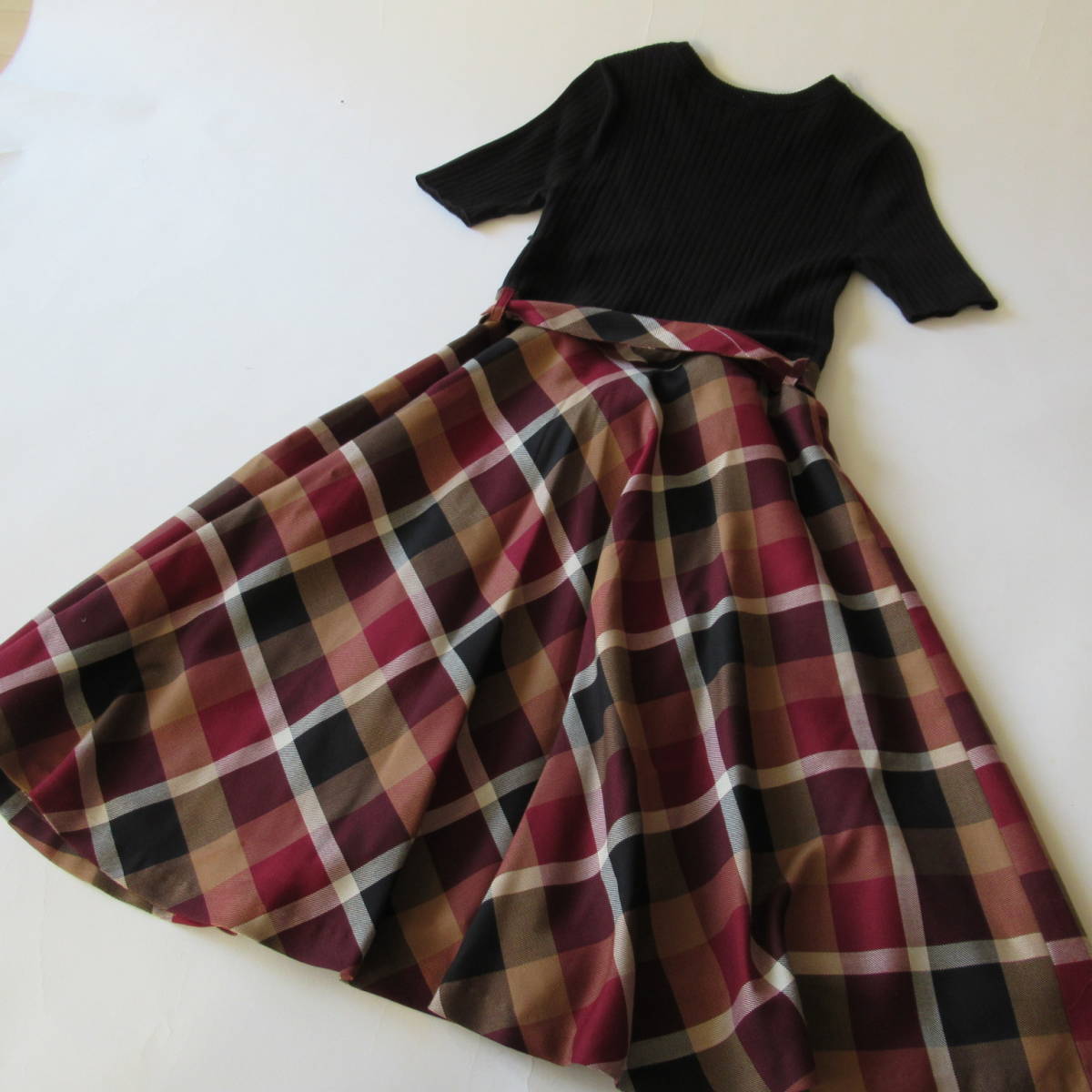 LABEL &frasl; BLUE CRESTBRIDGE BLACK ブルーレーベル・クレストブリッジ公式(ブルーレーベル&frasl;ブラック 高級 10周年記念クレストブリッジチェックドッキングドレス（ドレス グレイＬ 0 たてスラブ作務衣 ひめか作務衣 日本製 メンズ CRESTBRIDGE(ブルー CRESTBRIDGE(ブルーレーベル・クレスト