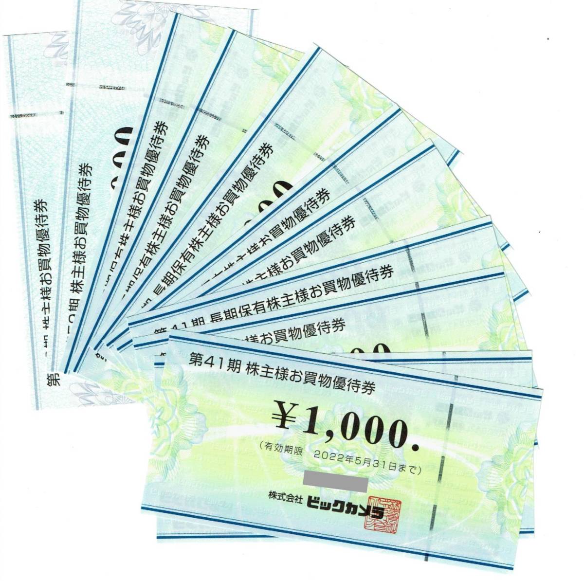 ビックカメラ コジマ 株主優待券 11000円分 ビックカメラ コジマ 株主
