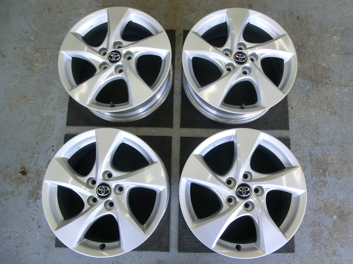 美品!トヨタC-HR純正アルミホイール17インチ×6.5J+45PCD114.3/5穴 RAV4 