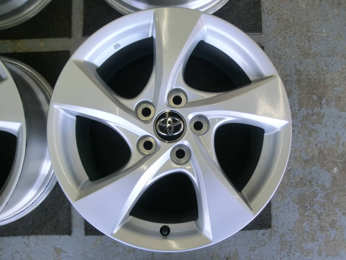 美品!トヨタC-HR純正アルミホイール17インチ×6.5J+45PCD114.3/5穴 RAV4 