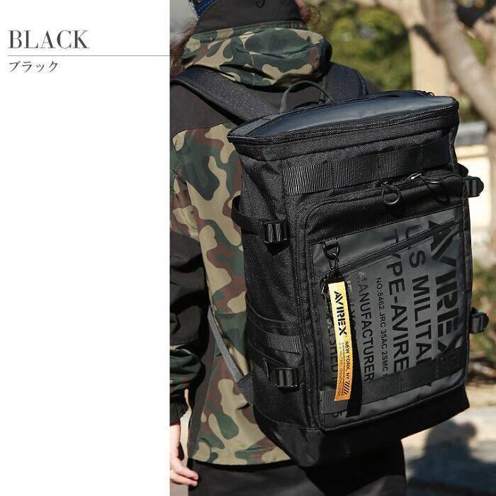 ☆ 春冬 最新作 話題作 AVIREX アビレックス ボックスバックパック リュック AVX598 ブラック ☆ AVIREX ☆ 最新作 0 1 ジャンパー（ブランドアヴィレックス）（メンズ
