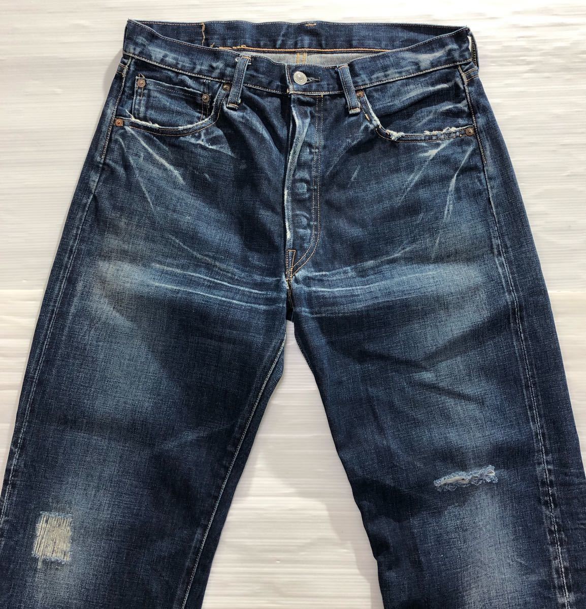 LVC LEVI'S リーバイス》激シブ色落ち 日本製 1955年 50'S 55501 501XX