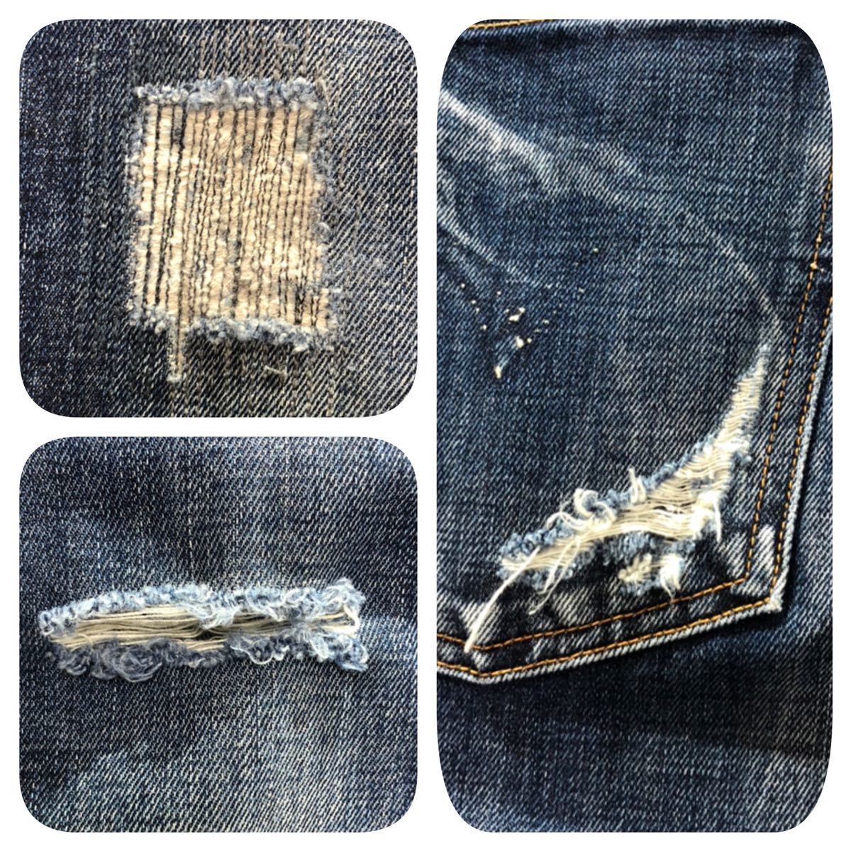 LVC LEVI'S リーバイス》激シブ色落ち 日本製 1955年 50'S 55501 501XX