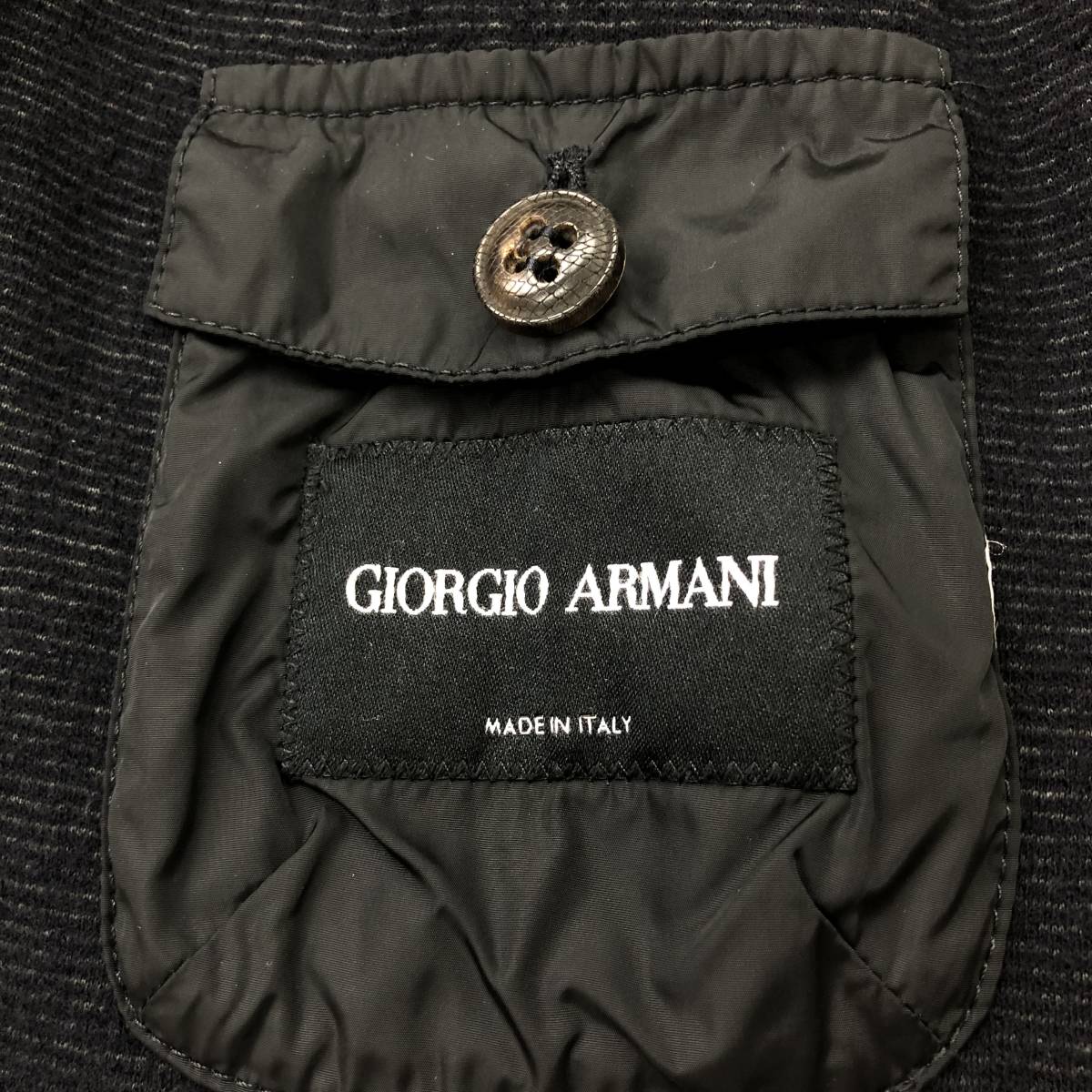 圧倒的存在感☆黒タグ ジョルジオアルマーニ:BORGO 21【GIORGIO ARMANI
