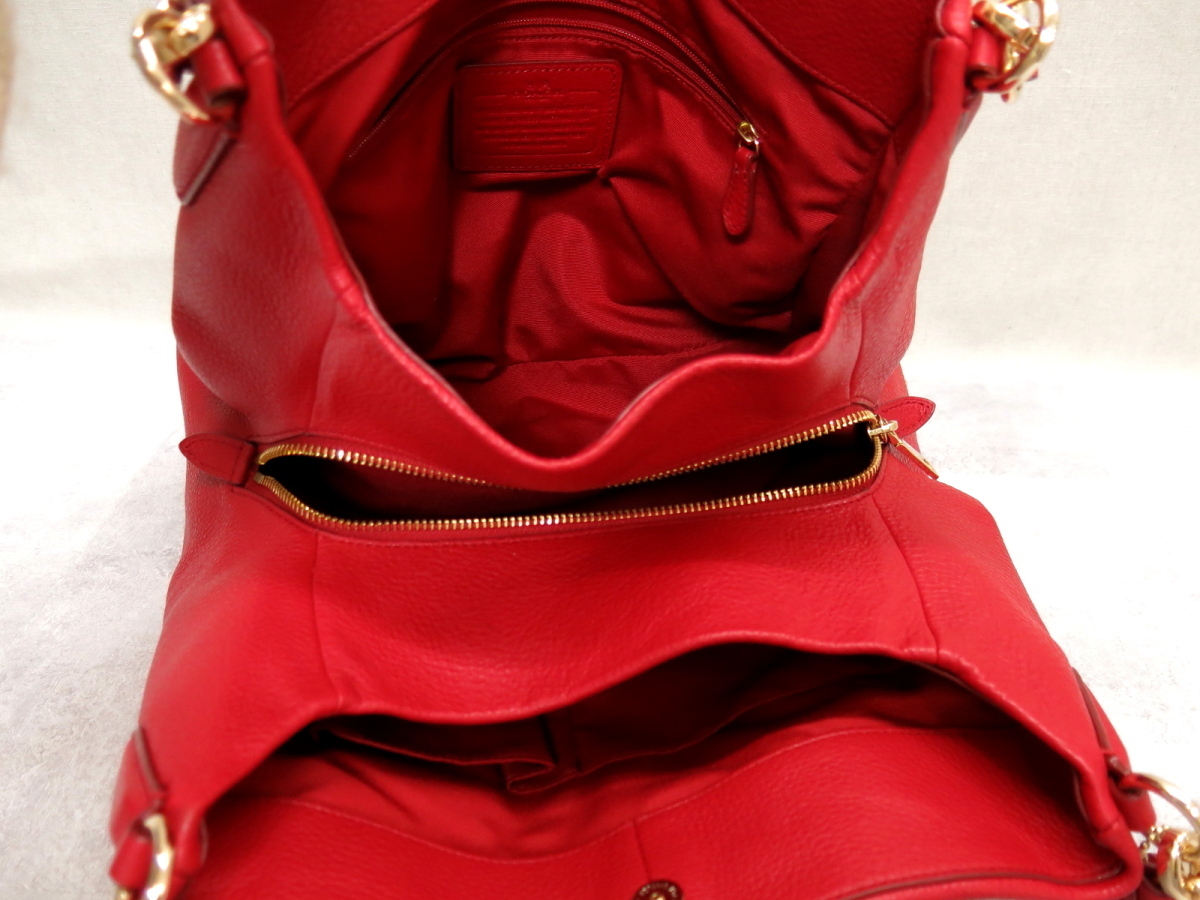 ○超美品○新品同様○COACH コーチ○F35723○フィービー○ペブルド 