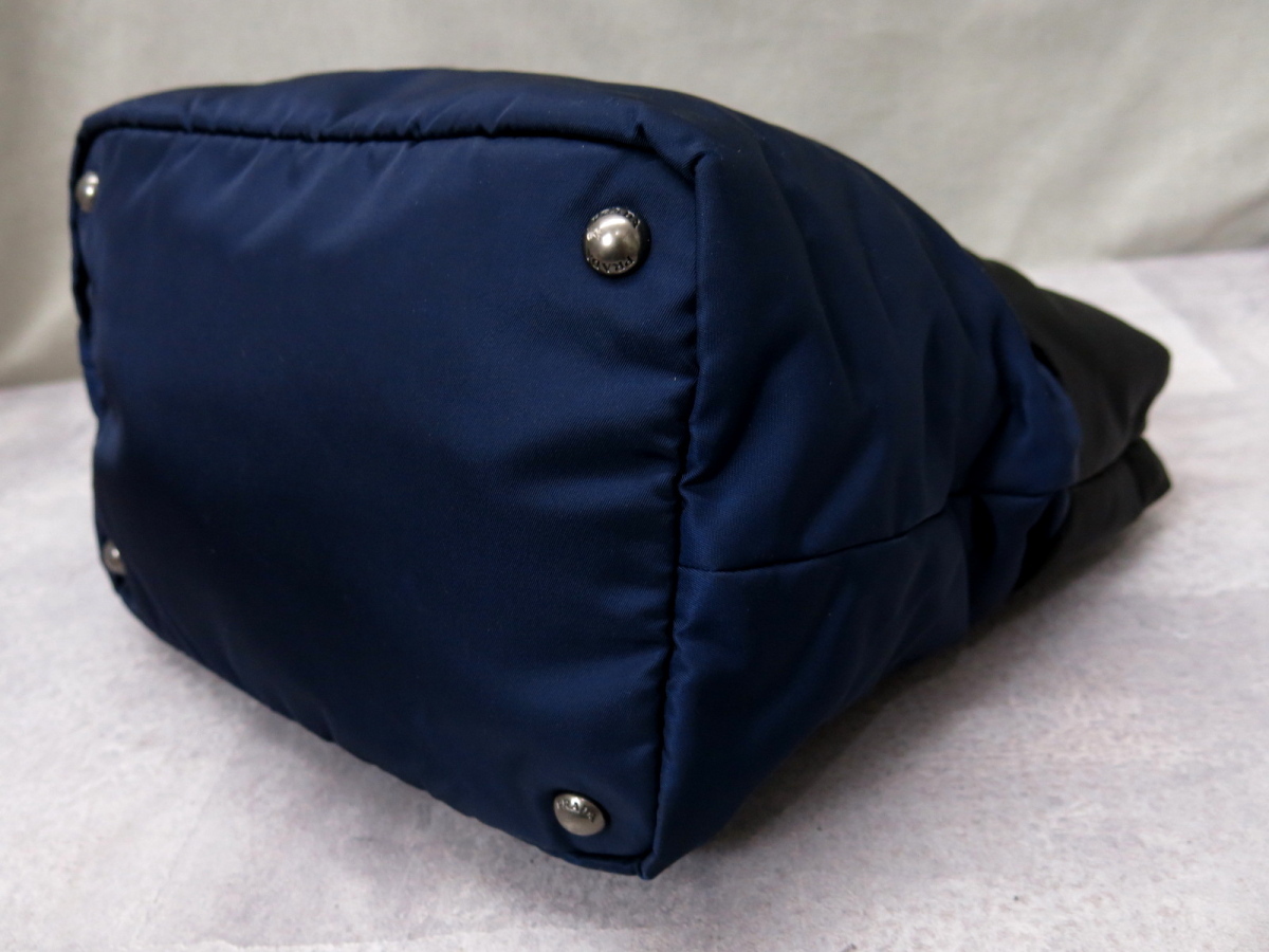 ○超美品○PRADA プラダ○B1959V○ポコノ ナイロン ラム レザー ○超美品○PRADA プラダ○B1959V○ポコノ ナイロン ラム レザー