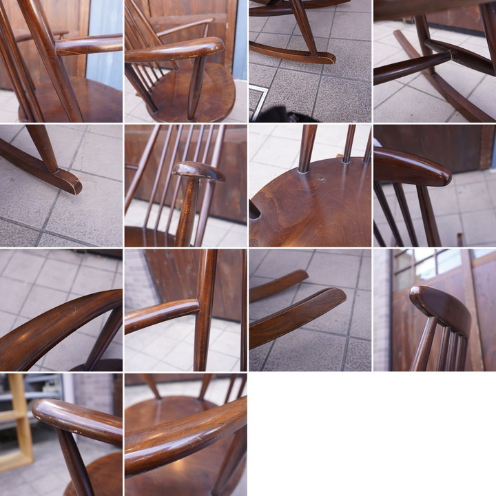 飛騨高山 ヤマキマーク ロッキングチェア 飛騨家具 山 ヤマキ 北欧  