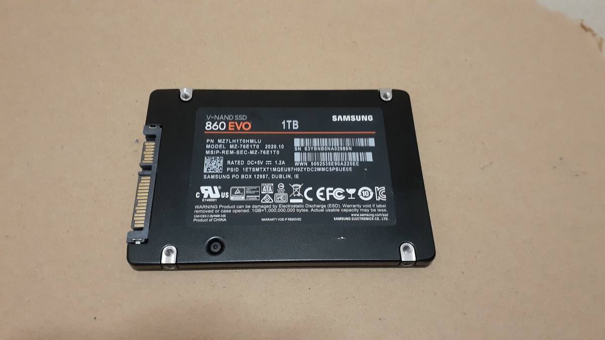 Samsung SSD 1TB 860EVO 【公式通販】