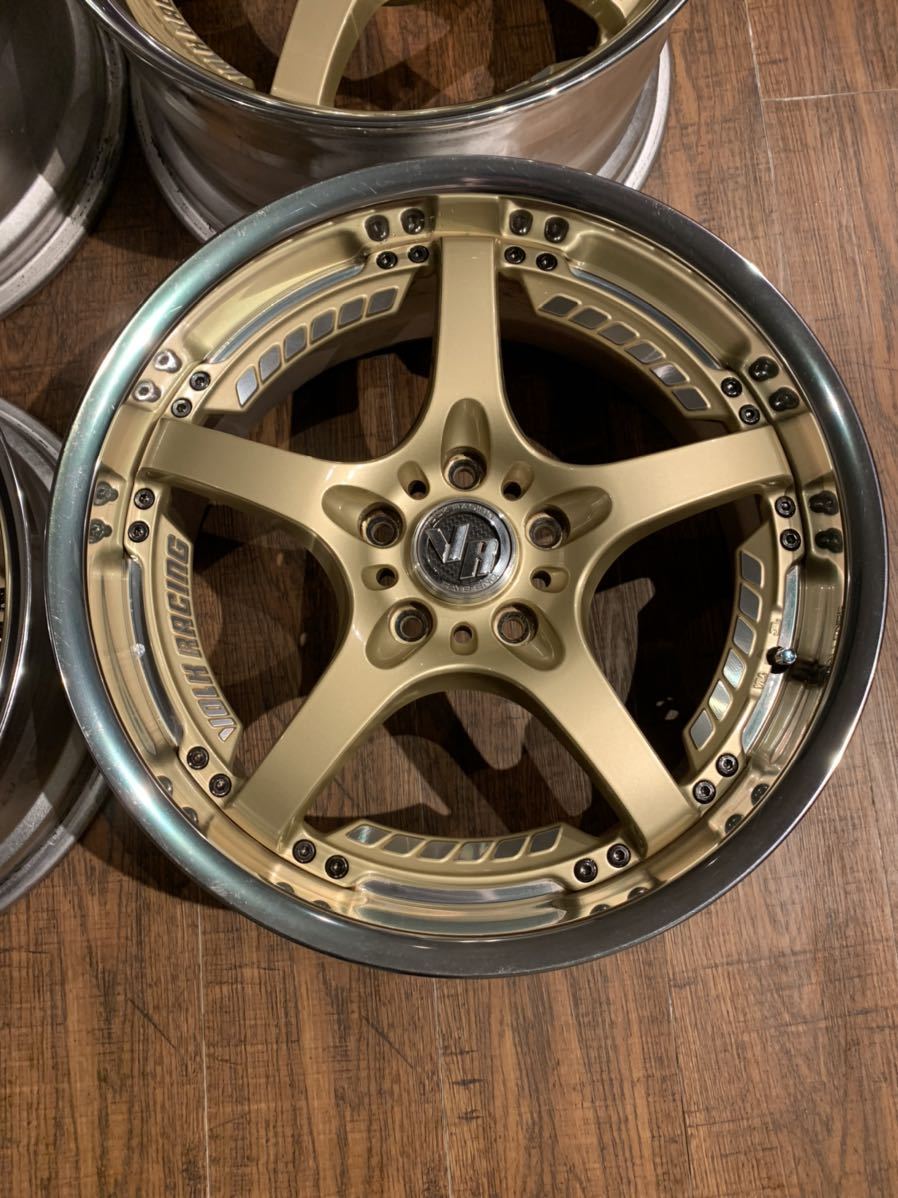 RAYS volk racing SF CHALLENGE チャレンジ 18インチ 4本 8j 9j 114.3 5穴 美品 te37 ce28 スープラ RX7 ER34 JZX100 鍛造 リム forged Volk SF RAYS FZero 5-114.3 RACING(ボルク