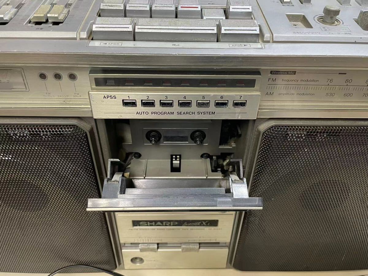 SHARP／シャープ GF-505ST THE SEARCHER-XL ラジカセ ☆通電確認済み