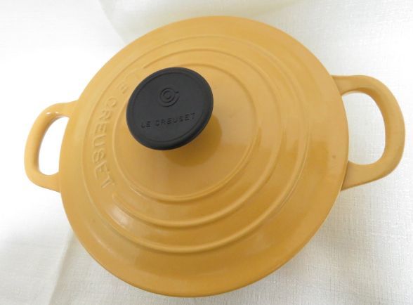 未使用 / Le Creuset ルクルーゼ ココット ロンド 16cm サフラン 