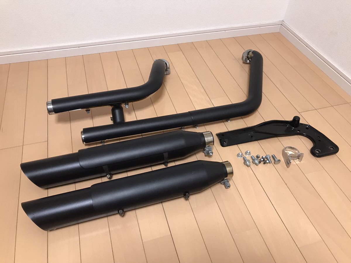 ハーレー ソフテイルスリムS FLSS 用 純正ノーマルマフラー 中古