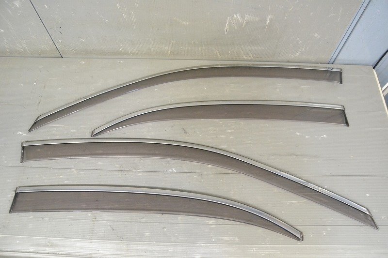 18 クラウン マジェスタ C 前期(UZS186) 破損無 取付OK 純正OP ドアバイザー 1台分セット 金具付 P020787