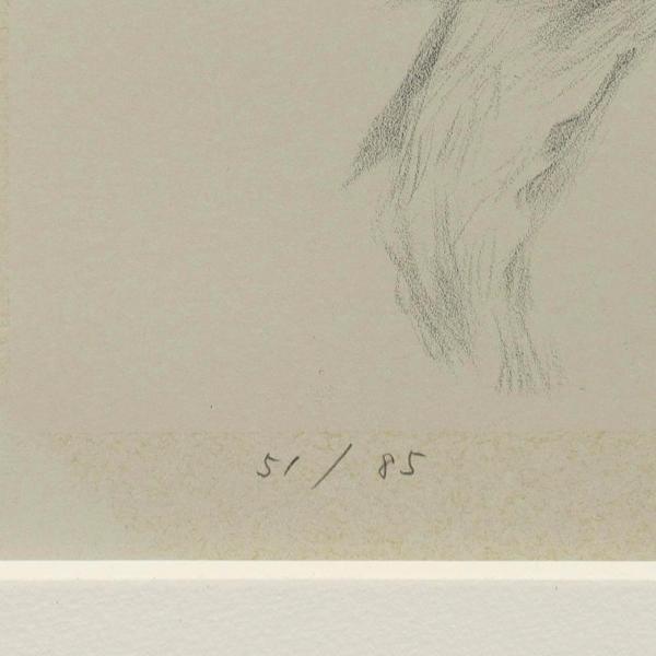 真作】【WISH】中山忠彦「優しき相貌ⅡD」リトグラフ 直筆サイン 〇