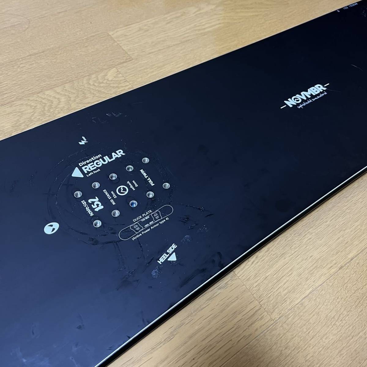 オガサカ 21-22 NOVEMBER ノベンバー D4 152cm スノボ 中古 グラトリ 