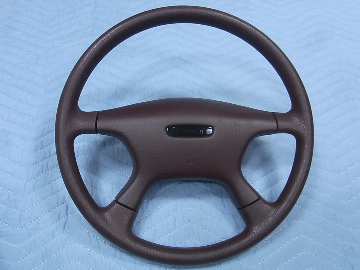 美品 TOYOTA トヨタ GX81 MARK2 マーク2 純正 ステアリング ウレタン  
