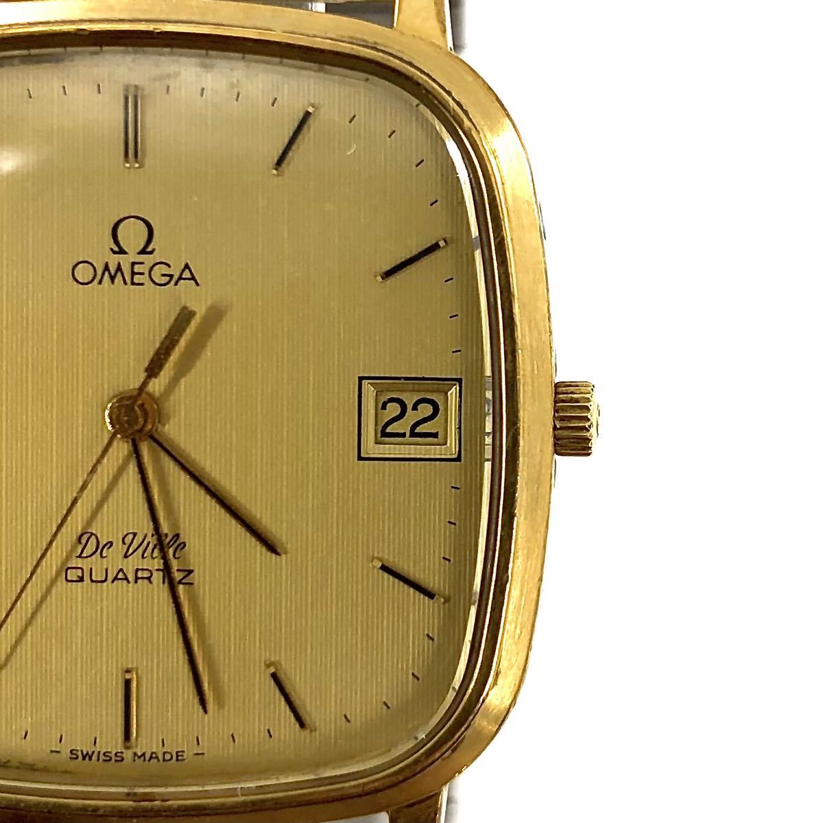 電池交換済み☆OMEGA☆腕時計】B-137 オメガ デビル deville 1332