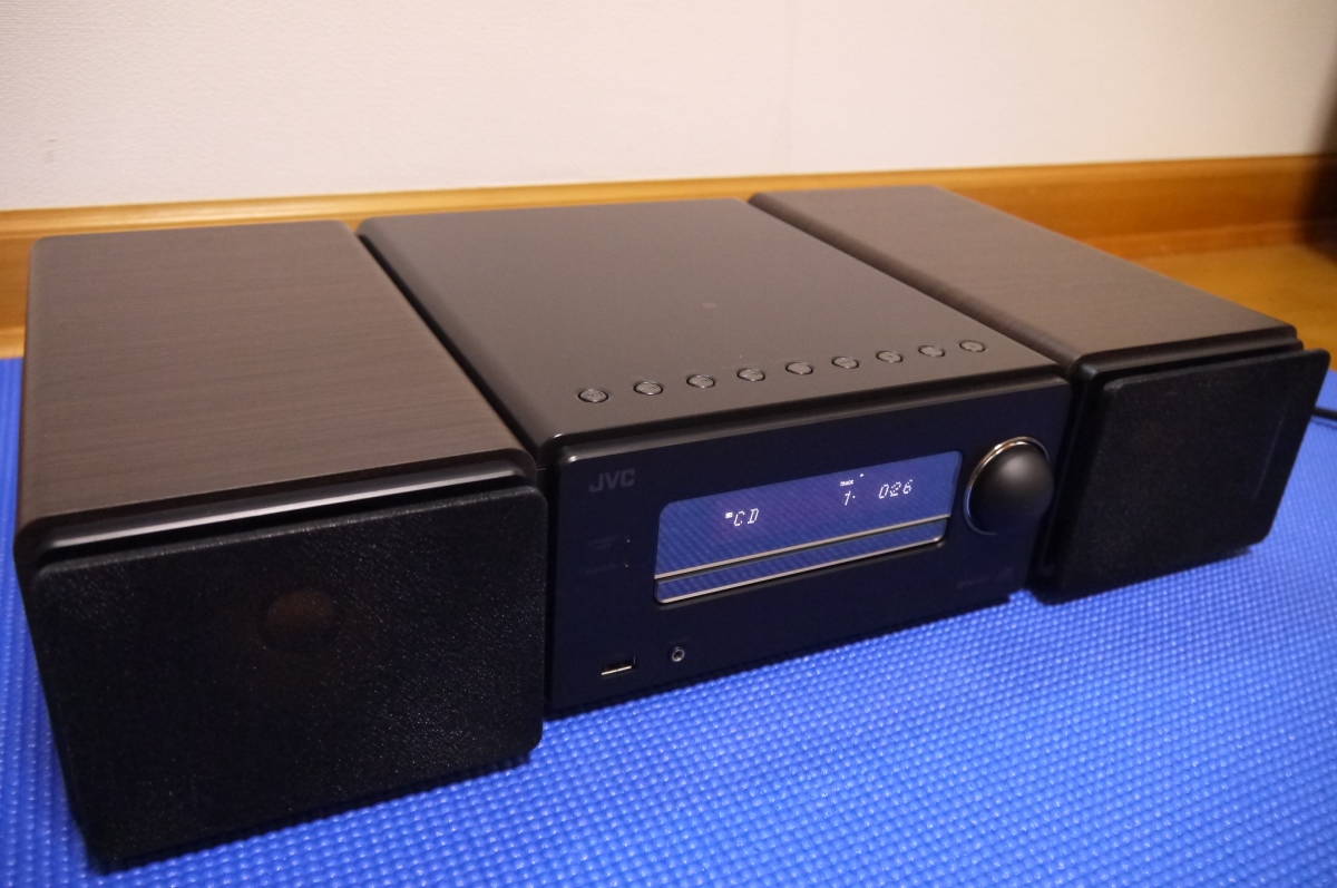 b*2様 美品JVC EXS55 WOODCONE ウッドコーン ミニコンポ JVC WOOD
