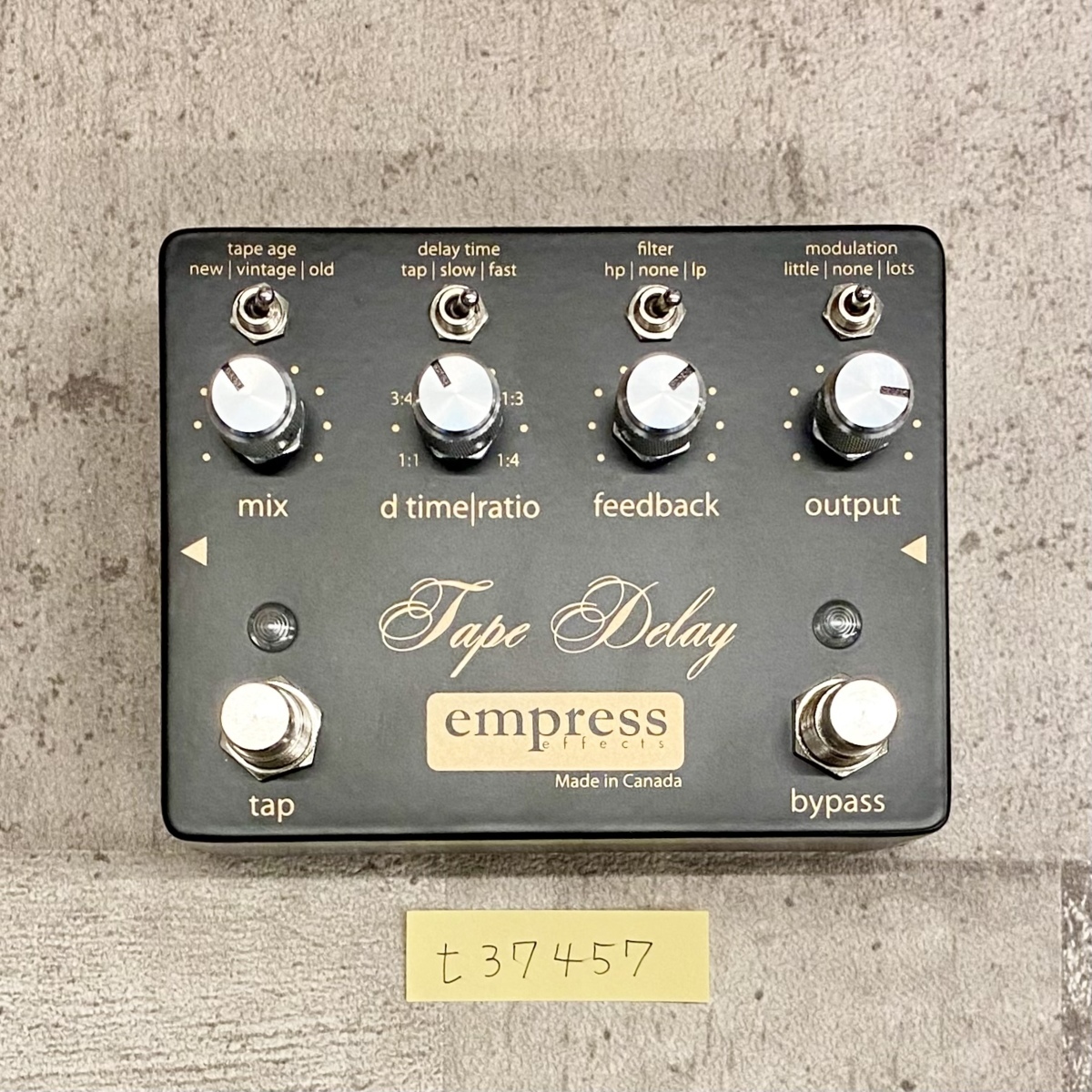 中古】Empress Effects Tape Delay / t37457 テープエコーのサウンドを