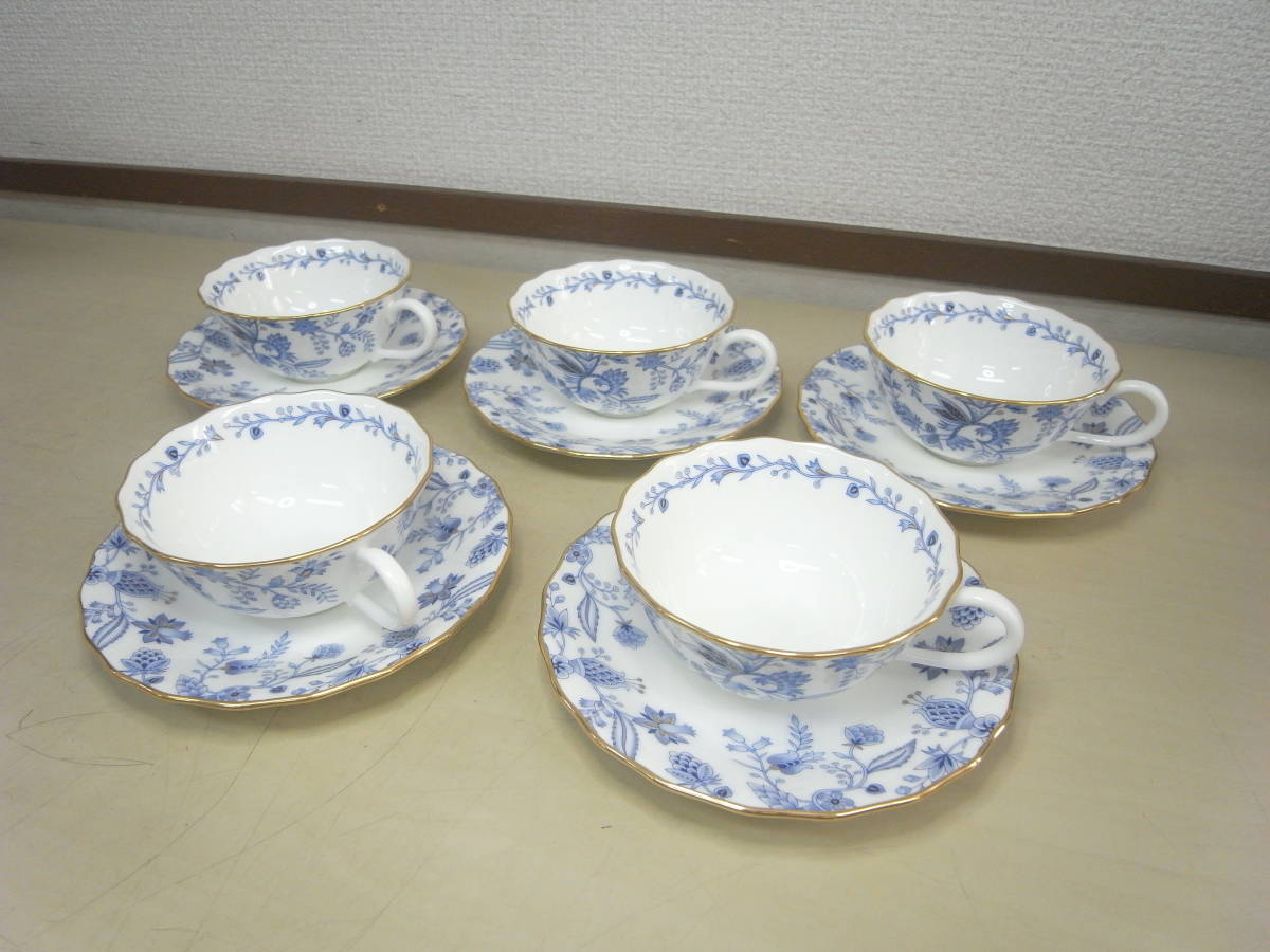 京都⑧☆未使用 ノリタケ NORITAKE ブルーソレンティーノ カップ 