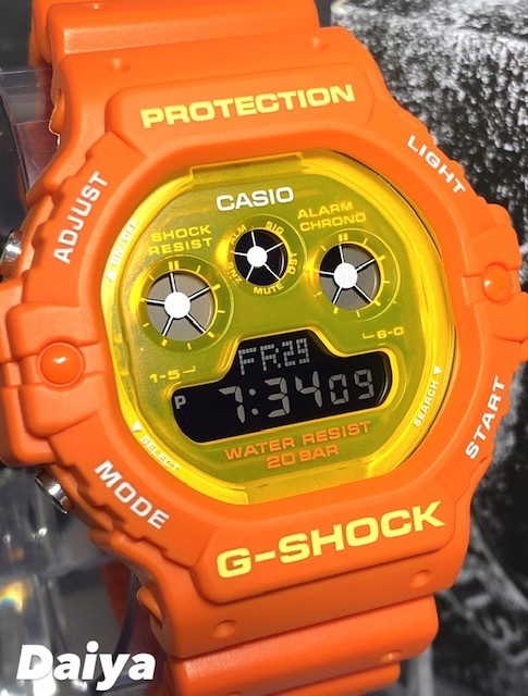 CASIO G-SHOCK gav-01ske オレンジ スケルトン Amazon.com: Casio G