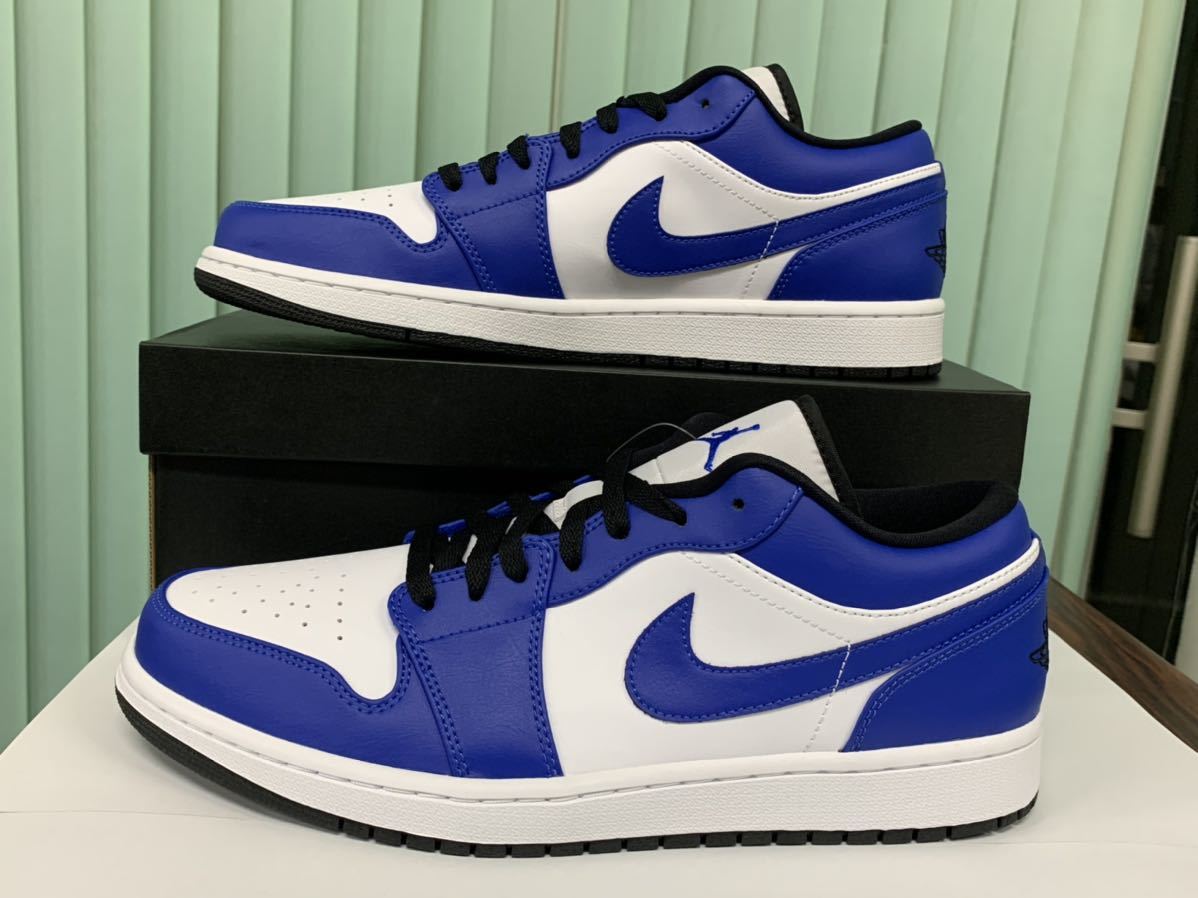 Air Jordan 1 Low ロイヤルブルー ホワイト Us12 エア ジョーダン ワン ロー 青白 30cm Hyper Royal 30 0cm以上 売買されたオークション情報 Yahooの商品情報をアーカイブ公開 オークファン Aucfan Com