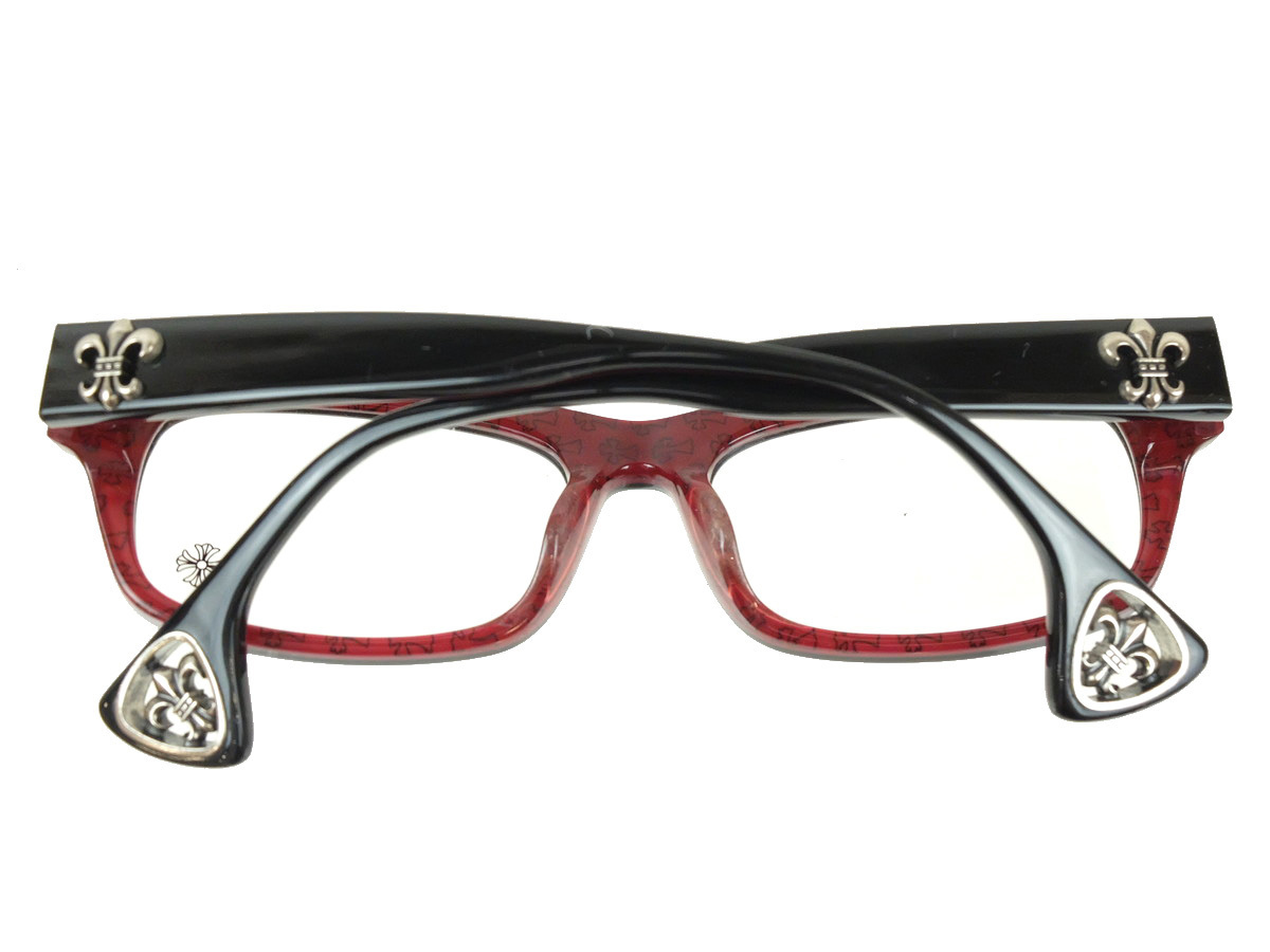 CHROME HEARTS クロムハーツ DRILLED 眼鏡 - BSフレア HEARTS(クロム 