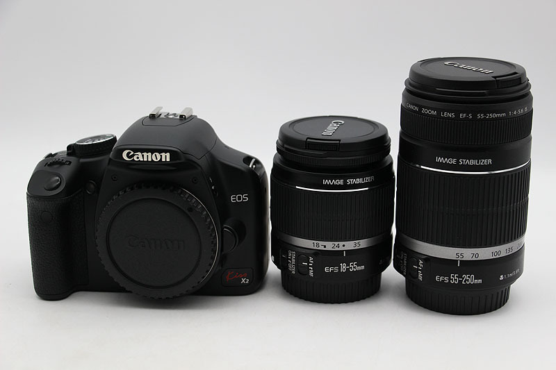 □美品♪ Canon キャノン EOS Kiss X2 ダブルズームキット 元箱あり Kiss