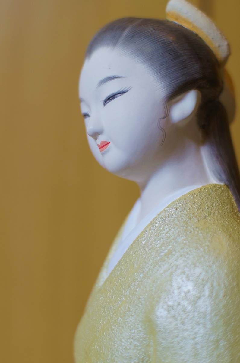 宗田源造 博多人形 - Yahoo!オークション 作 伝統工芸 日本人形 早春