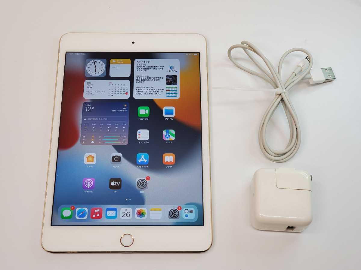  iPad mini4 128GB Wi-Fi ゴールド 本体 付属品 #40223(iPad本体)｜売買されたオークション情報、yahooの商品情報をアーカイブ公開 - オークファン iPad本体