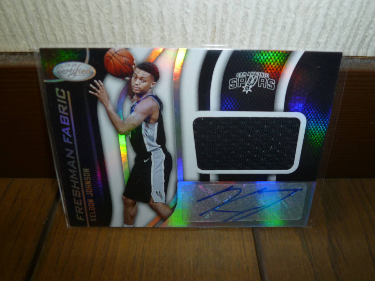 Keldon Johnson ケルドン ジョンソン spurs ルーキー サイン ジャージ 