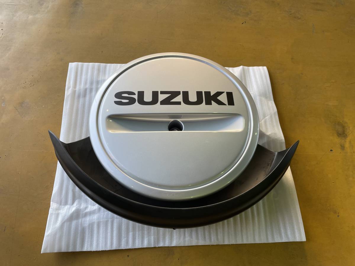 JB 23 ジムニー 純正 リアタイヤカバー 引き取り限定 ☆【新車取外】SUZUKI JB23ジムニー 純正 背面タイヤカバー スペア