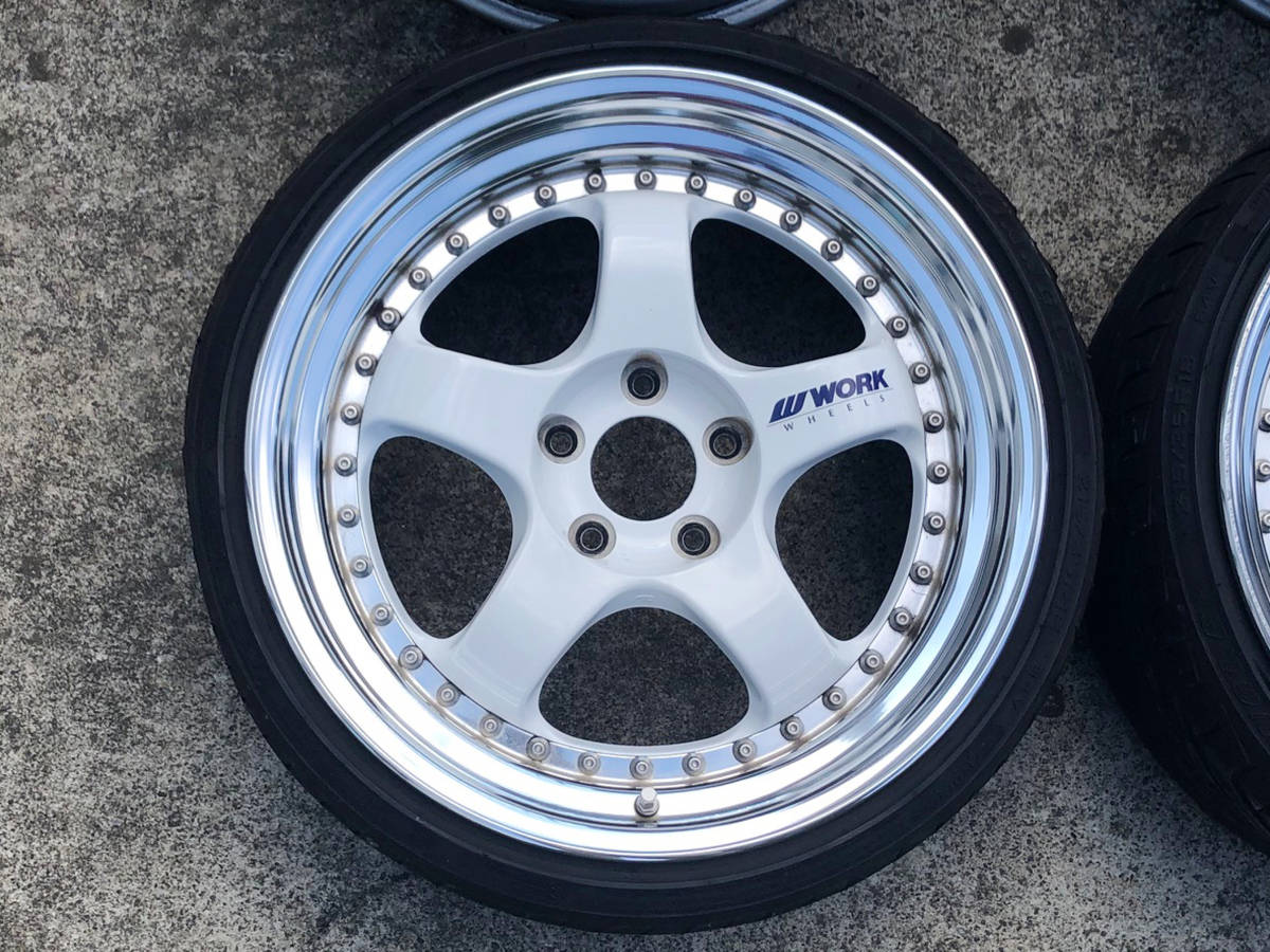 ワーク マイスター 3ピース 8.5j+37 9.5j+37 18インチ WORK MEISTER S1 