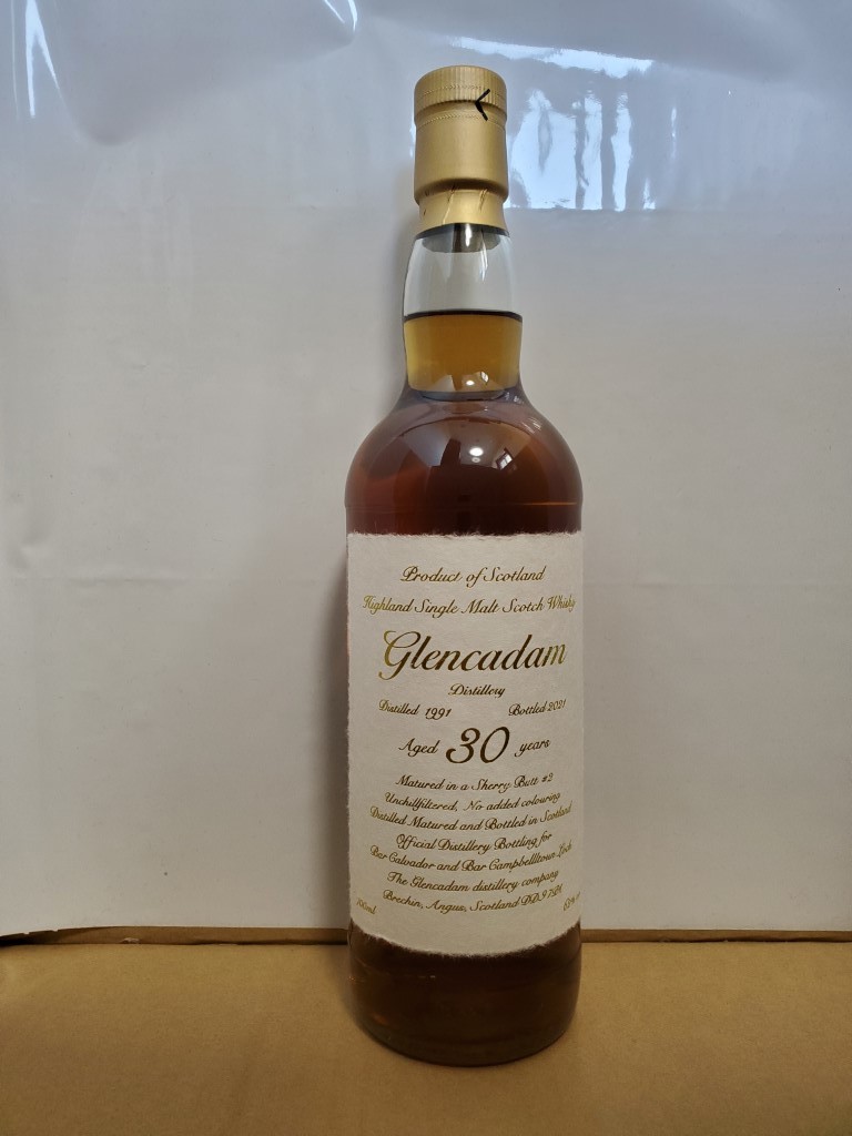 グレンカダム Glencadam 1991 30年 62% for キャンベルタウンロッホ 