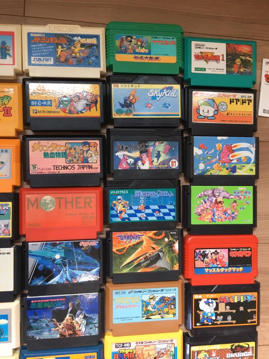 任天堂 ファミリーコンピューター ゲームカセット ソフト まとめ売り 