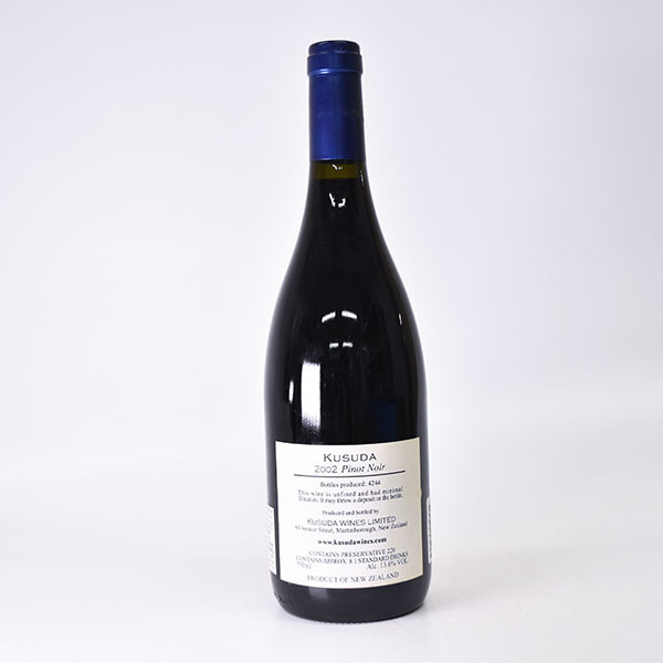 1円～☆クスダ ワインズ ピノノワール 2002年 レッド ※ 750ml 
