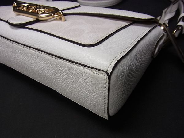1円 □極美品□ COACH コーチ 90782 シグネチャー レザー×PVC 1円 □極美品□ COACH コーチ 90782 シグネチャー レザー×PVC