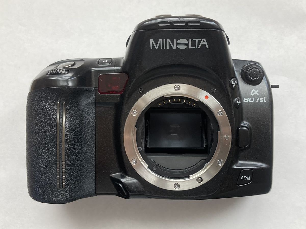 ✨綺麗✨MINOLTA α 807si 一眼レフカメラ 標準ズームレンズ付き ミノルタ MINOLTA α-807si 縦位置グリップ付き ジャンクカメラ散財記
