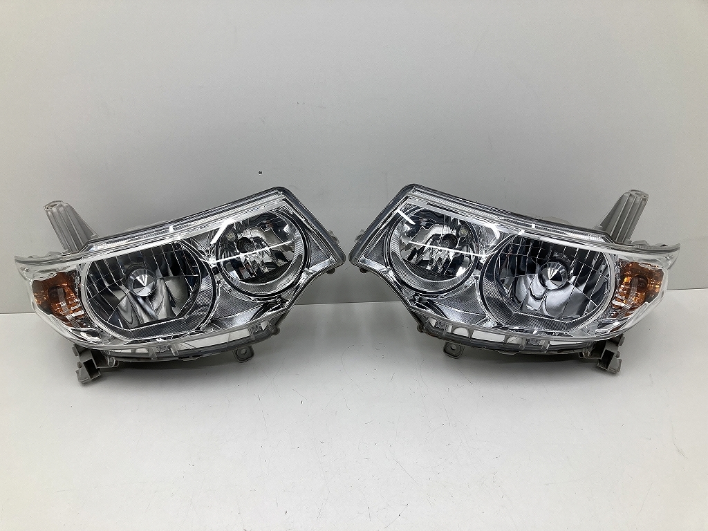 美品 割れ無 後期 L375S タントカスタム 純正 HID ヘッドライト 左右