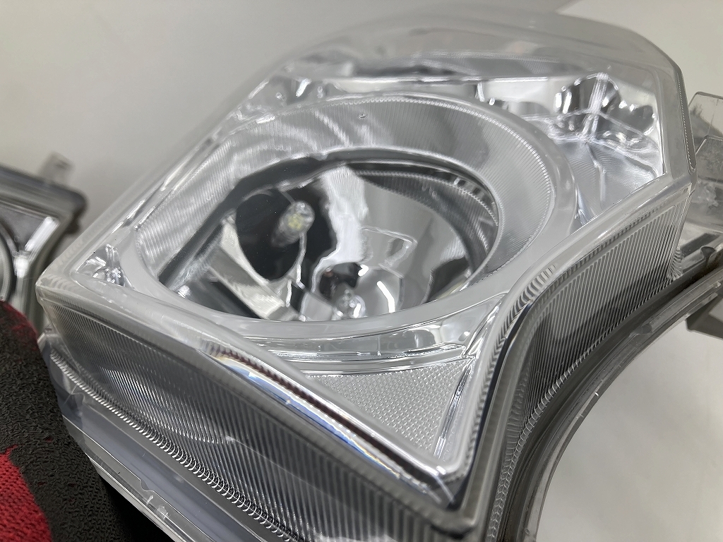 美品 割れ無 後期 L375S タントカスタム 純正 HID ヘッドライト 左右