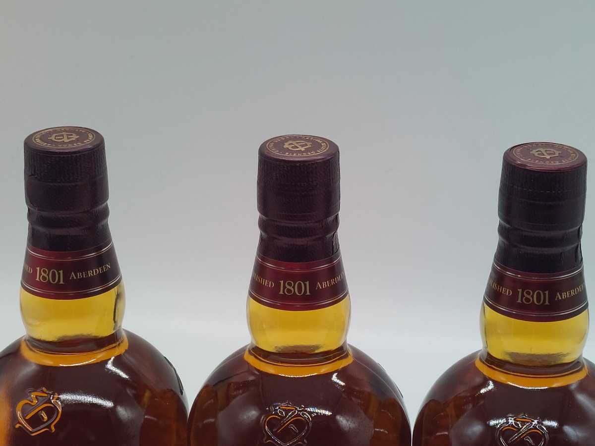 未開栓 ウィスキー 【 CHIVAS REGAL AGED 12 YEARS 3本まとめ