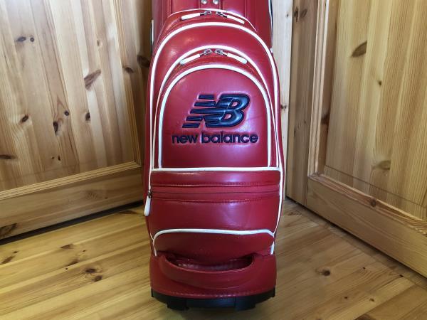 人気モデル!! ☆ New Balance GOLF キャディバッグ RED ☆ 中古品