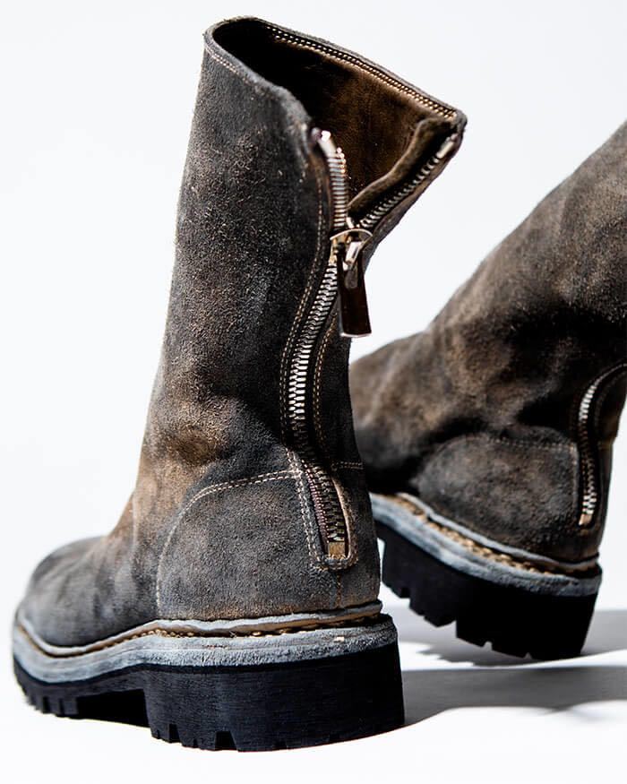 nonnative 40th NN-F4053 BACK ZIP BOOTS HORSE LEATHER by GUIDI 