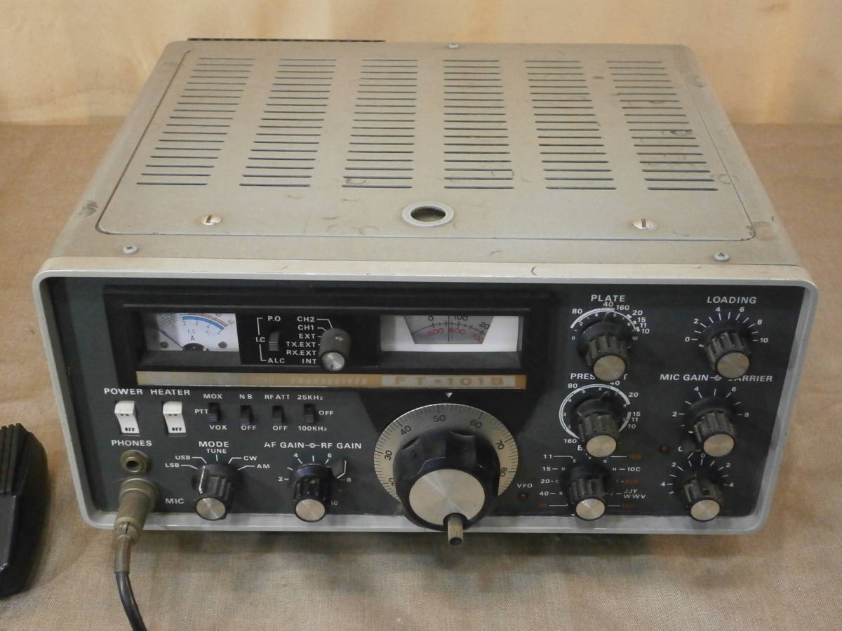 中古】YAESU FT-101B SSB TRANSCEIVER アマチュア無線 電源ケーブル 