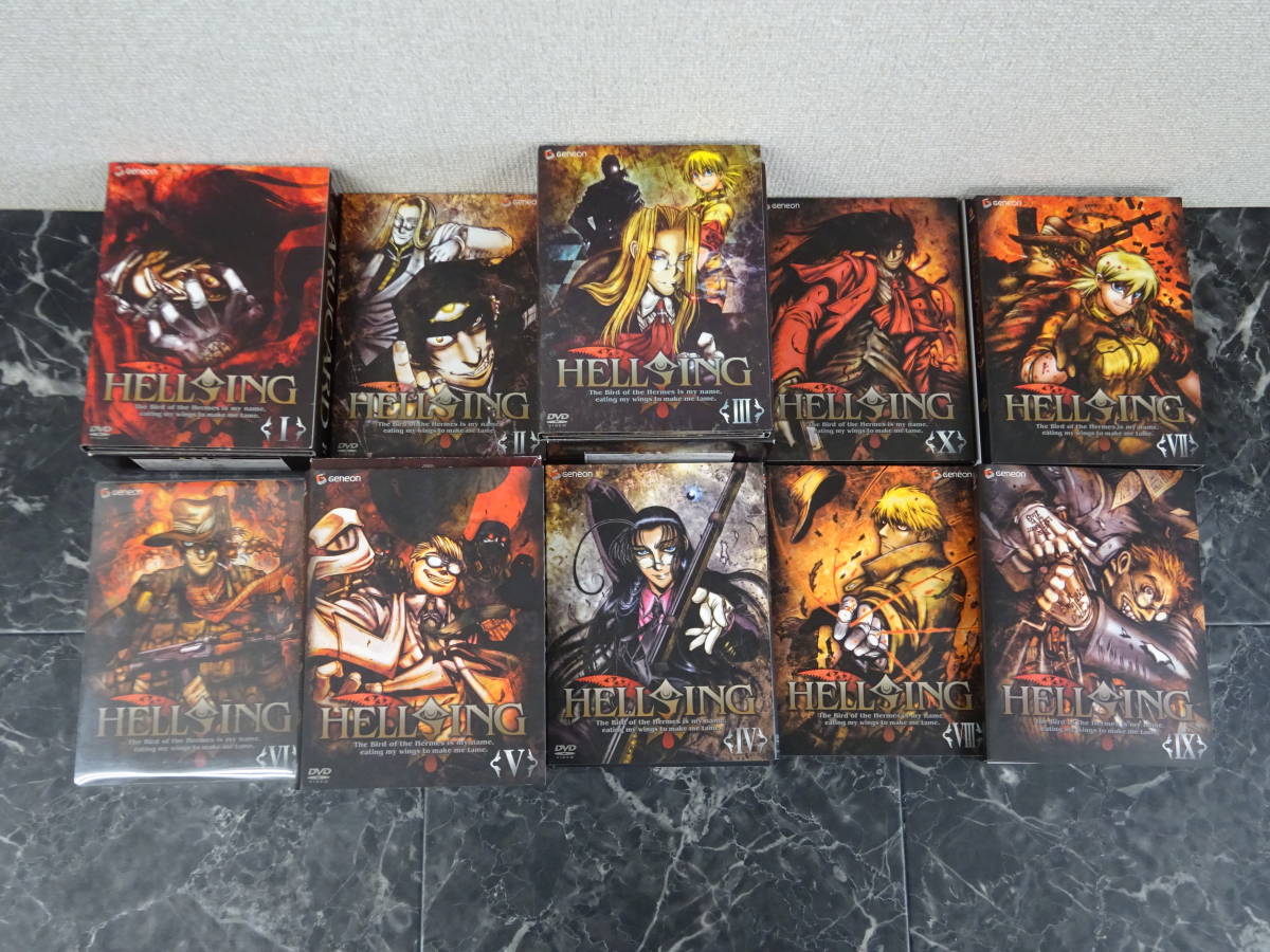 DVD】 OVA HELLSING 初回限定版 全10巻セット 中古(は行)｜売買された 