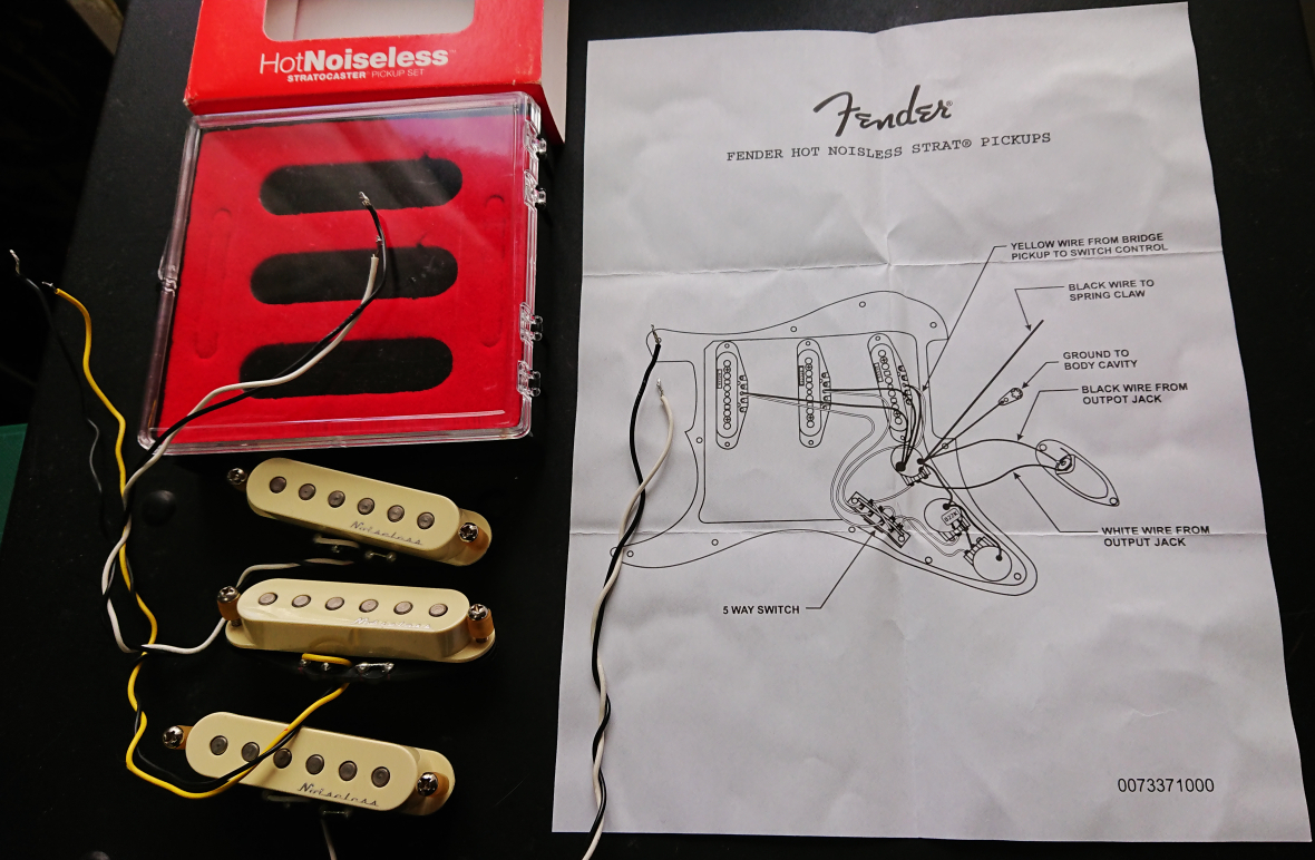 FENDER Hot Noiseless Strat PickUps Set ギター用ピックアップ