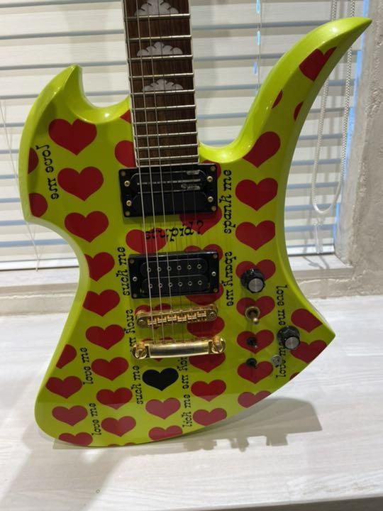 hide ギター グリーンハート(フェルナンデス)｜売買されたオークション