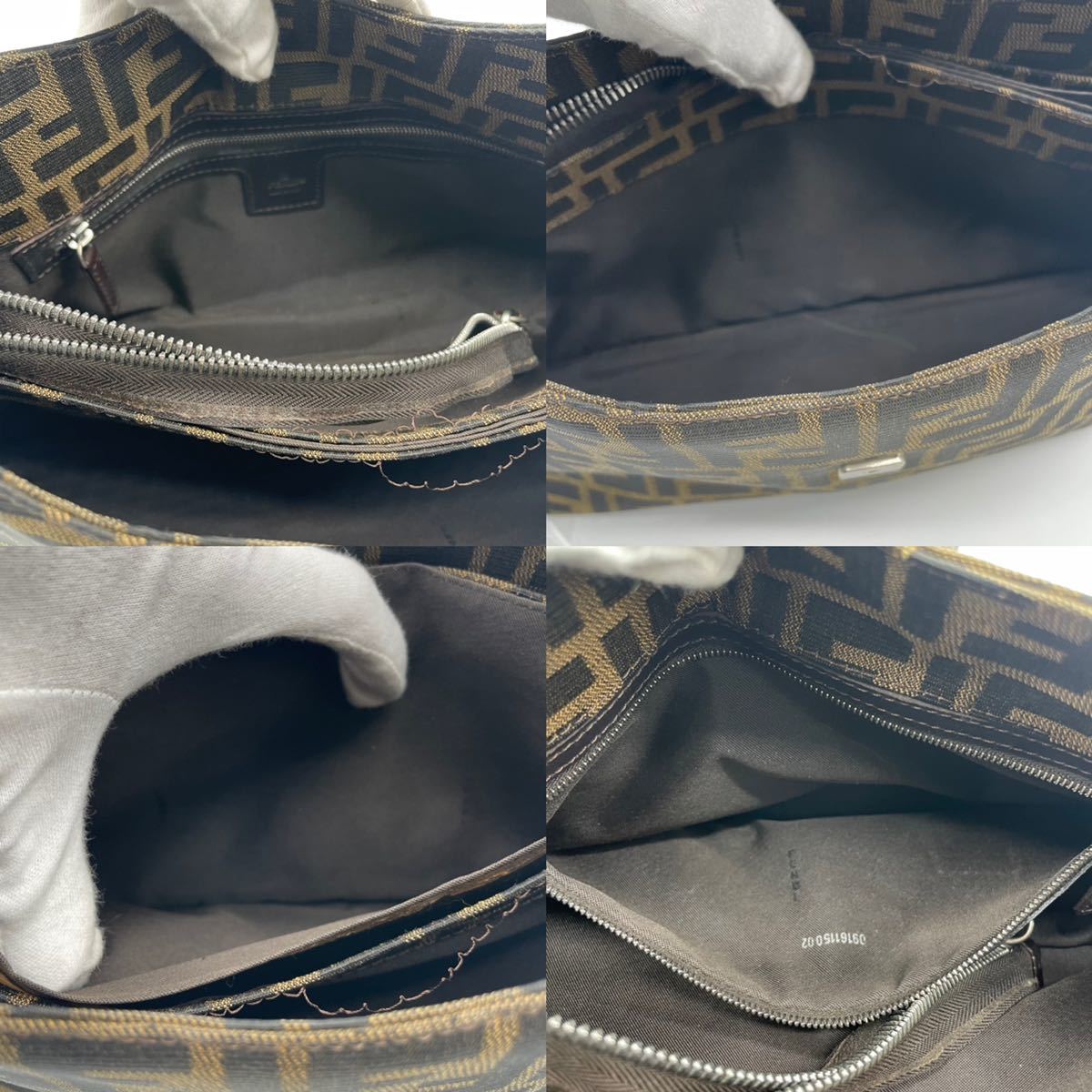 1円 【良品】 フェンディ FENDI ショルダーバッグ マンマバケット 