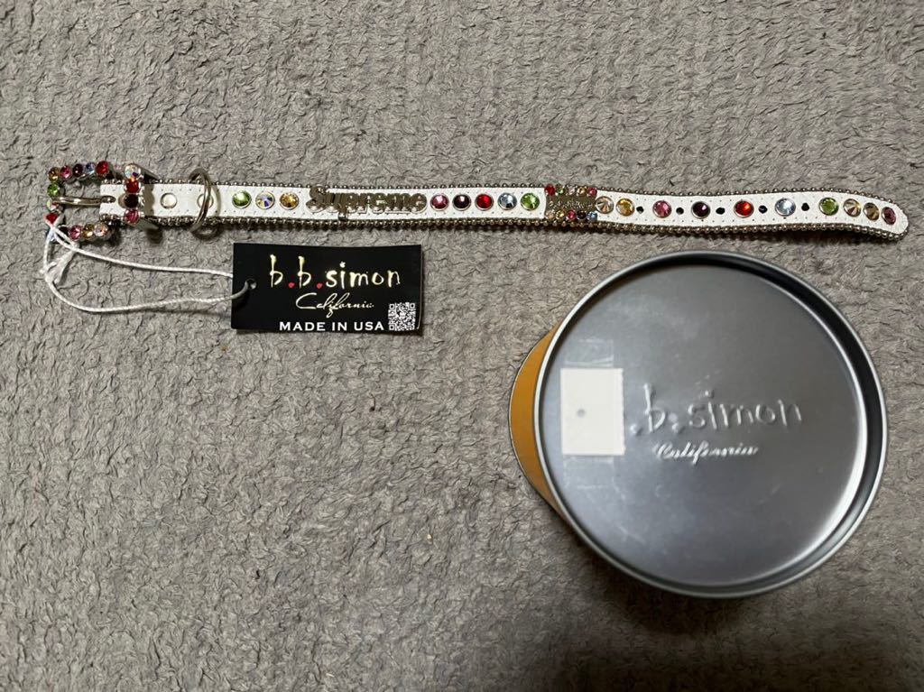 Supreme B B Simon Studed Dog Collar White サイズ M 犬 首輪 22ss Week2 その他 売買されたオークション情報 Yahooの商品情報をアーカイブ公開 オークファン Aucfan Com