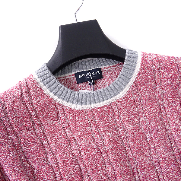 1 7万 マックレガー 杢ケーブル 春夏 リネン ニット M 赤 I 洗濯可 Mcgregor メンズ クルーネック カジュアル セーター Mサイズ 売買されたオークション情報 Yahooの商品情報をアーカイブ公開 オークファン Aucfan Com